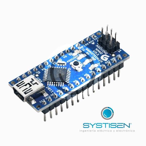 Arduino Nano V3.0 ATmega328P miniUSB + Módulo Shield