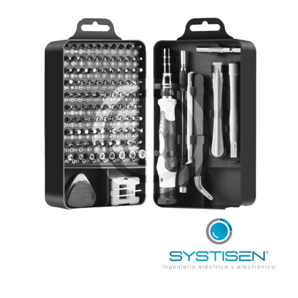 Set de herramientas destornilladores de precisión 115 en 1 PRO TECNIC