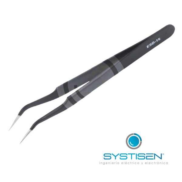 Pinza antiestática curva RELIFE RL-ESD-15